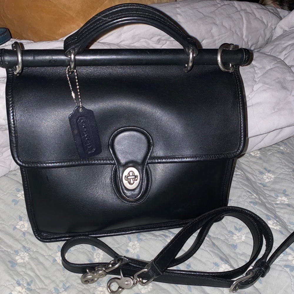 Vintage Coach 9927 Black Willis Bag